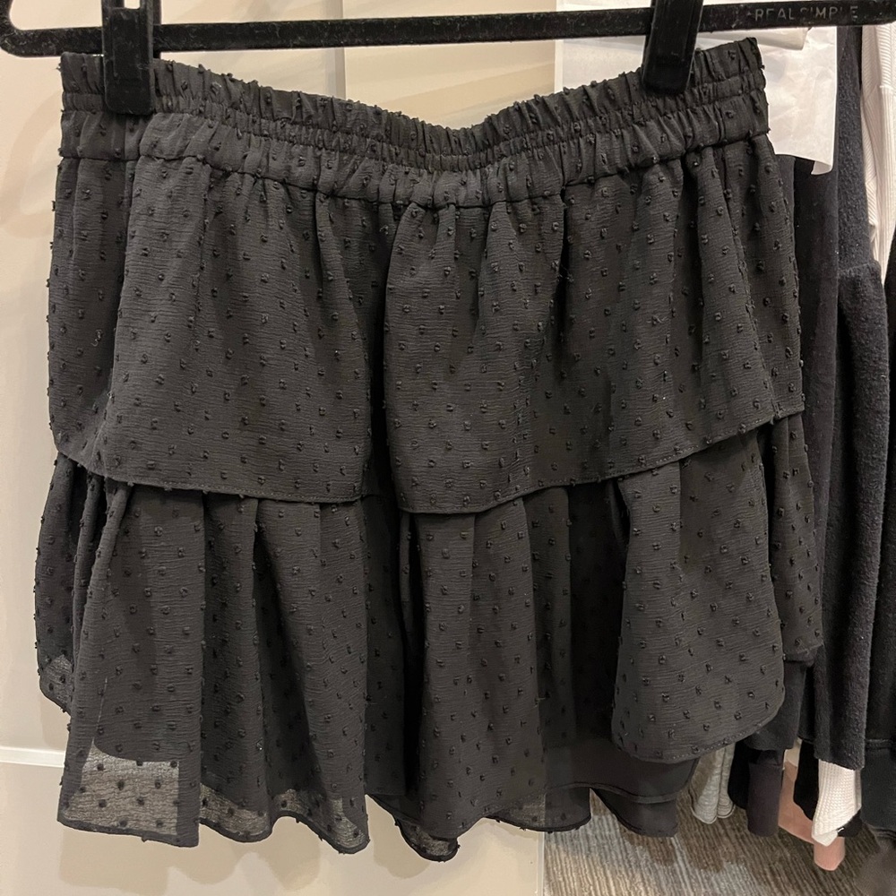 Generation Love black pin dot mini skirt size medium